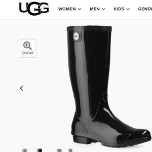 UGG Women's Shaye Rain Boots Size 8